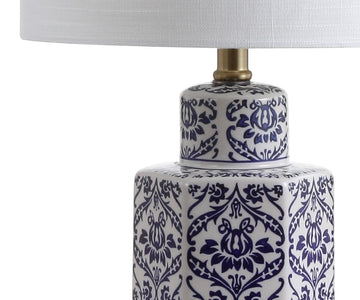 Diana 23.5" Ginger Jar Ceramic/Metal LED Table Lamp - JONATHAN Y